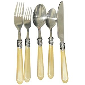 Hampton Silversmith Stainless China 33  20 piece 4 place set‎